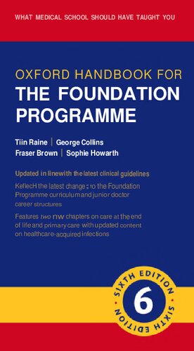 Oxford Handbook for the Foundation Programme