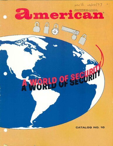 American Locks Catalog Number 10: A World of Security