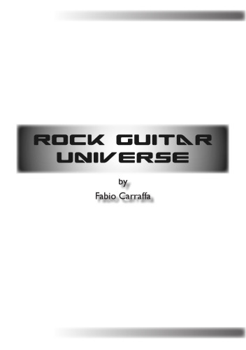 Fabio Carraffa Rock Guitar Universe