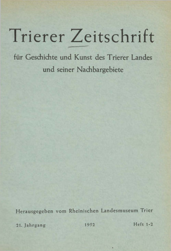 Trier im Merowingerreich : Civitas, Stadt, Bistum