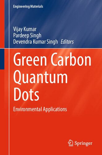 Green Carbon Quantum Dots: Environmental Applications