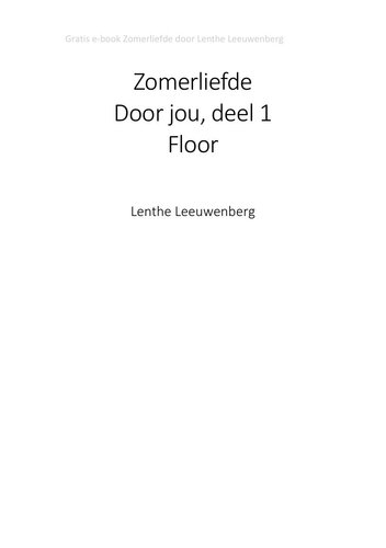 Door jou 01 Zomerliefde