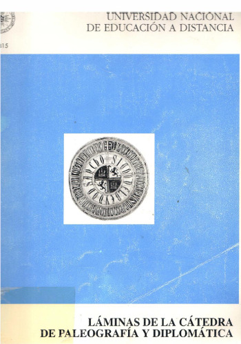 Láminas de la cátedra de paleografía y diplomática