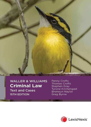 Waller & Williams Criminal Law Text and Cases