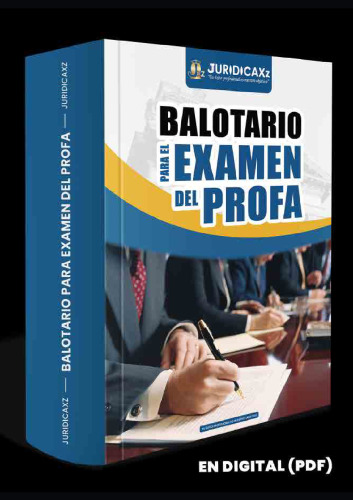 BALOTARIO PARA EL EXAMEN DEL PROFA