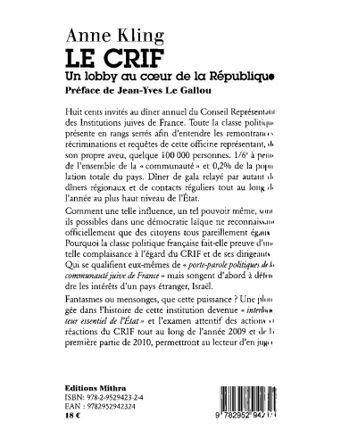 Le CRIF, un lobby au coeur de la République