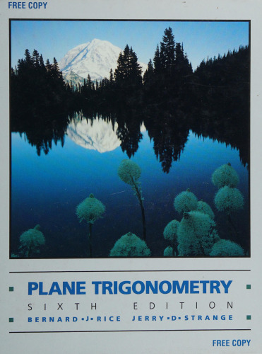 Plane Trigonometry