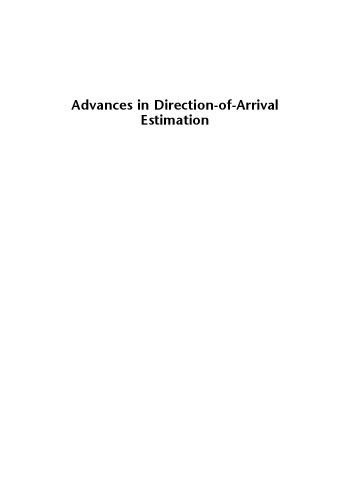 Advances in Direction-of-Arrival Estimation (Artech House Radar Library)