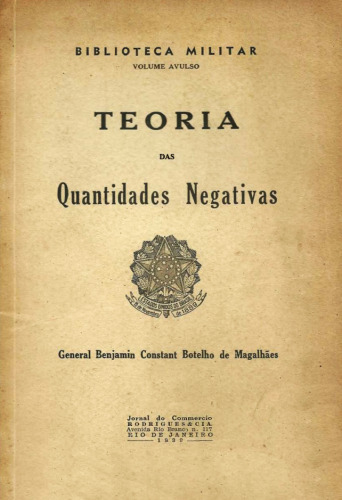 Teoria das Quantidades Negativas