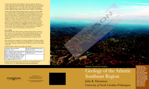 Geology of the Atlantic Southeast Region, First Edition