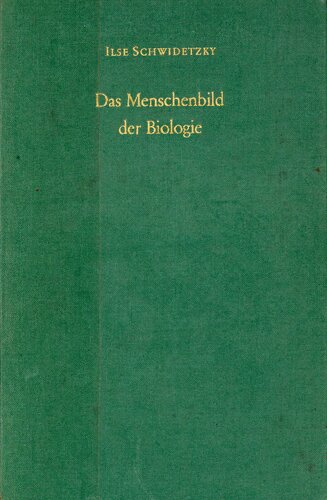 Das Menschenbild der Biologie