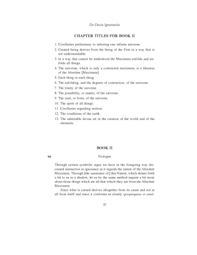 Nicholas of Cusa on Learned Ignorance: A Translation and an Appraisal of De Docta Ignorantia Book II