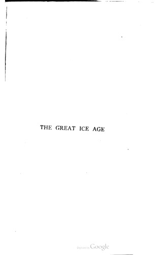 Great ice age and its relation to the antiquity of man