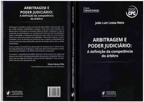 Arbitragem E Poder Judiciario - A Definicao Da Competencia Do Arbitro