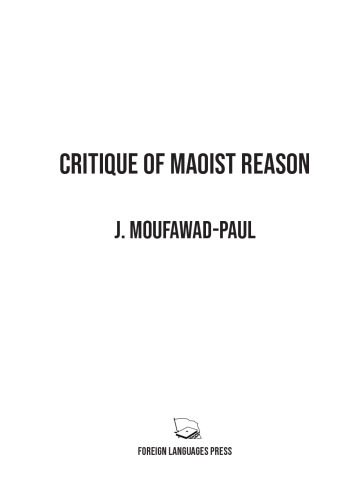 Critique of Maoist Reason