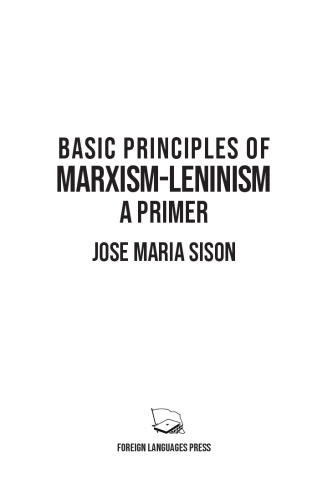 Basic Principles of Marxism-Leninism: A Primer