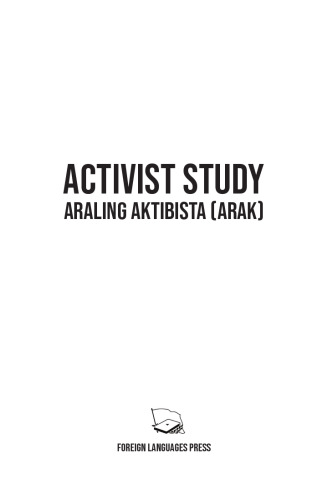 Activist Study: Araling Aktibista (ARAK)