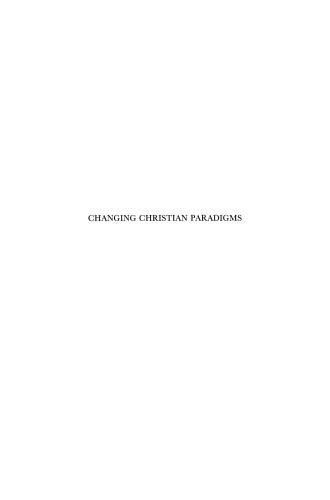 Changing Christian Paradigms and Their Implications for Modern Thought (Numen Bookseries)