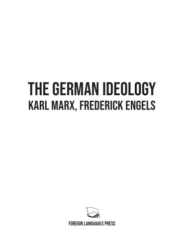 The German Ideology