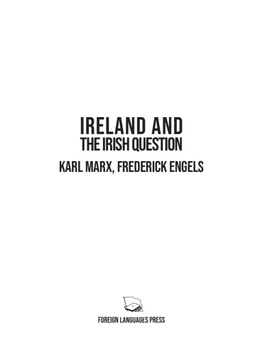 Ireland and the Irish Question