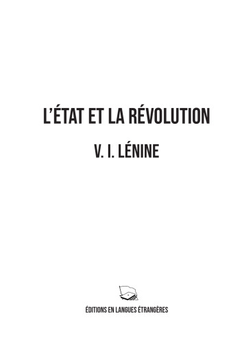 L’État et la Révolution