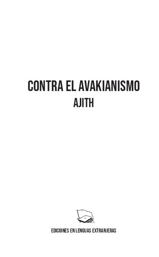 Contra el Avakianismo