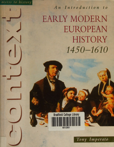 An Introduction to Early Modern European History, 1450-1610
