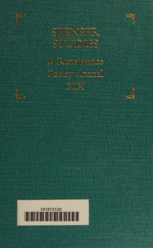 Spenser Studies: A Renaissance Poetry Annual