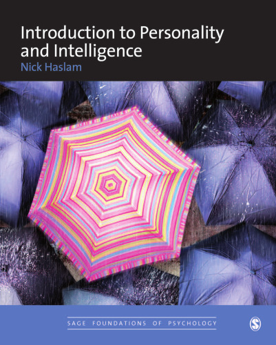 Introduction to Personality and Intelligence (SAGE Foundations of Psychology series)