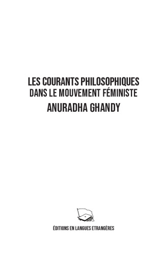 Les Courants Philosophiques dans le Mouvement Féministe