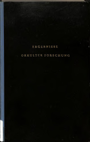 Ergebnisse okkulter Forschung