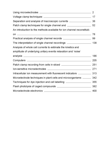 Microelectrode Techniques: The Plymouth Workshop Handbook