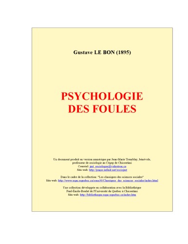 Psychologie des foules