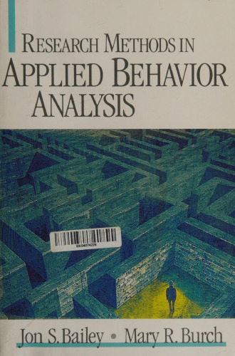 Research Methods in Applied Behavior Analysis