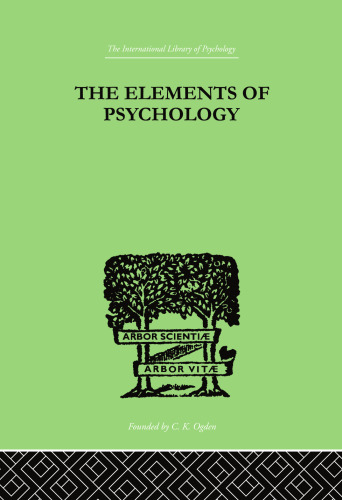 The Elements Of Psychology