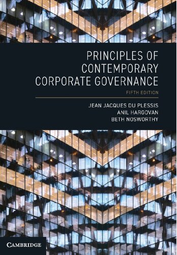 Principles of Contemporary Corporate Governance