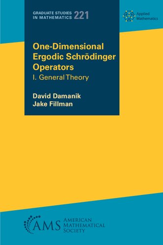 One-Dimensional Ergodic Schrödinger Operators I: General Theory
