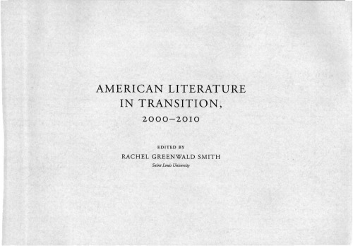 American Literature in Transition, 2000-2010