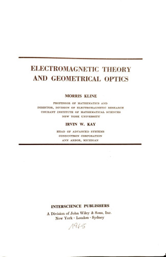 Electromagnetic Theory and Geometrical Optics