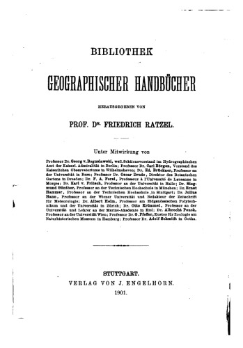 Handbuch der Seenkunde : Allgemeine Limnologie