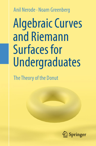 Algebraic Curves and Riemann Surfaces for Undergraduates: The Theory of the Donut