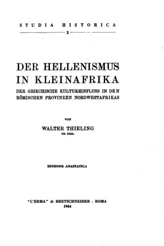 Der Hellenismus in Kleinafrika