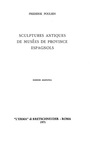 Sculptures antiques des musées de province espagnols