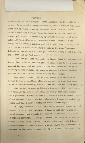 A report on the pictographs of Jervis and Sechelt Inlets recorded during the summers from 1962 to 1966