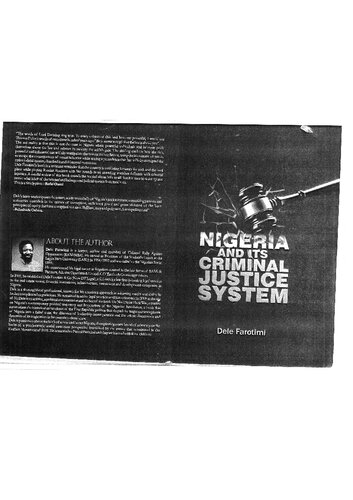 Nigeria and Its Criminal Justice System