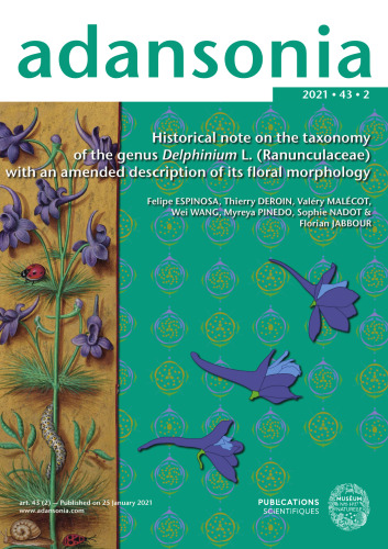 Historical note on the taxonomy of the genus Delphinium L. (Ranunculaceae) with an amended description of its floral morphology