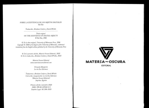 Sobre la existencia de los objetos digitales