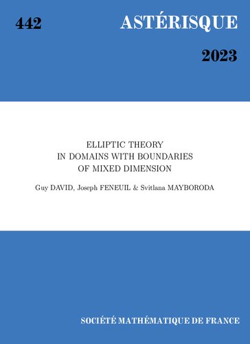 Elliptic theory in domains with boundaries of mixed dimension