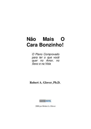 Não Mais O Cara Bonzinho!