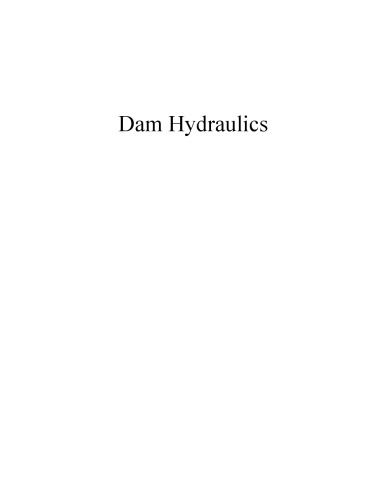 Dam Hydraulics